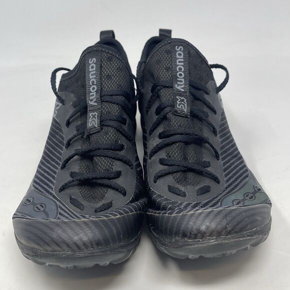 Saucony Havok XC Shoes Mens 7 Black Mesh Lightweight Running Spikeless Sneakers - Picture 5 of 16
